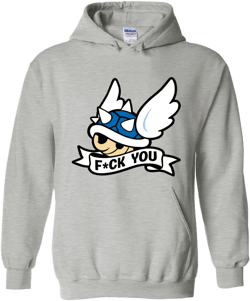 Blue Shell Mario Kart - Hoodie