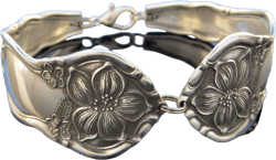 Spoon Bracelet Orange Blossom Rare Tablespoon Wide