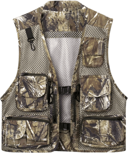 Men's Outdoor Utility Tactical Vest Casual Camo Mesh Breathable Work Safari Fishing Hunting Cargo Vest Multi Pockets Jacket Camouflage XX-Large