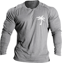 Mens Shirt Crew Neck Printed Long Sleeve Outdoor Lightweight Regular Fit Tees True Comfort Trendy Tops XX-Large Grey-b