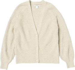 Amazon Essentials Women's Soft Touch Ribbed Blouson Cardigan X-Small Beige