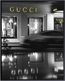 Poster of Gucci Wall Art Decorations - 8x10 Glam Designer Wall Decor - Luxury High Fashion Design Wall Decor - Glamour Wall Art for Living Room - Designer Gifts for Women 8x10 Unframed