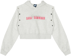 Women Hoodie Cropped Hoodie Girls Spring and Autumn Print Leisure