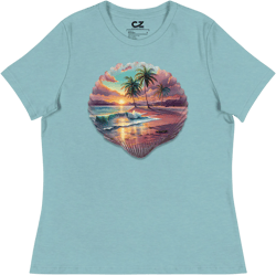 Shell Beach Women's Relaxed T-Shirt