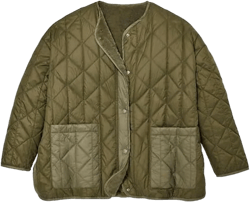 UGG Women's Amilea Reversible Quilted Jacket Medium Burnt Olive