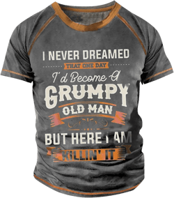 Ymosrh Men's Short Sleeve Crewneck T Shirts Summer Casual Print T-Shirts Graphic Tees, S-6XL Small Ho011-gray