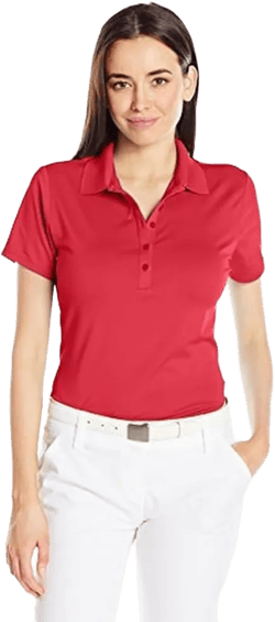 Callaway Women's Opti-Dri Chevron Short Sleeve Golf Polo Shirt, Stretch Fabric, Moisture-Wicking, Sun Protection X-Large Salsa