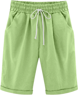 Lainuyoah Bermuda Shorts For Women Trendy Petite Knee Length Drawstring Shorts Athletic Workout Summer Baggy Casual Shorts | Amazon.com