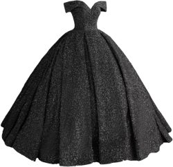 Mouccy Sparkly Sequin Prom Dresses Long Ball Gown Off Shoulder Quinceanera Dresses Puffy Glitter Evening Party Dresses 10 Black