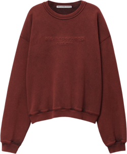 Unisex Logo-embossed Sweatshirt In Cotton