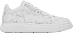 Puff Pebble Leather Sneaker With Logo