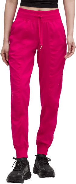 Dance Studio Mid-rise Joggers Full Length In Pink