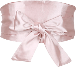 Elerevyo Women Satin Obi Self Tie Wrap Wide Sash Waistband Belt for Dress Bridal 1Pc Pink 58-78cm/22.83-41.73"