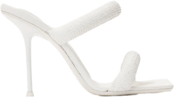 Julie 105mm Denim Crystal Hotfix Tubular Sandal