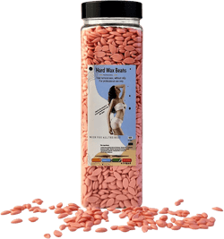 Hair Removal Wax, Hard Wax Beads, 1.1lb Wax Beans for Women Men Hair Removal, Perfect for Full Body Facial Legs and Bikini Waxing at Home, Tear Drop (1.1lb, Rose)