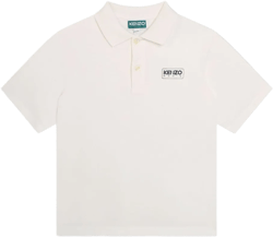 logo-print organic cotton polo shirt