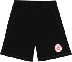 logo-print track shorts