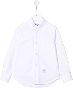 logo-tag cotton shirt