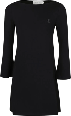 embroidered-logo dress