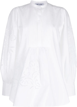 embroidered cotton blouse