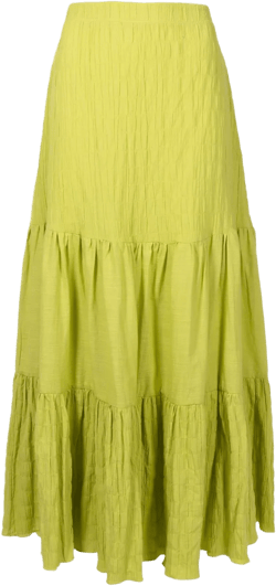 Pisan tiered maxi skirt