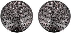 pavé cone stud earrings