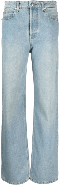 straight-leg jeans