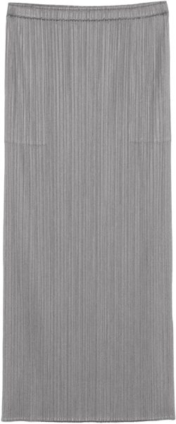 pleated midi skirt