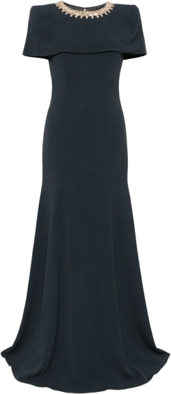 Nadir crystal-embellished gown