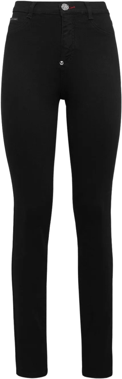 high-waisted super-skinny jeans