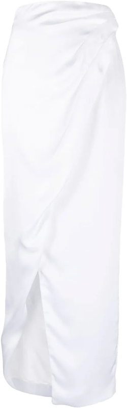high-waist straight skirt 