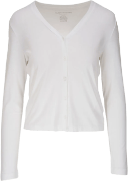 V-neck cardigan