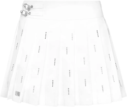 pleated mini skirt 