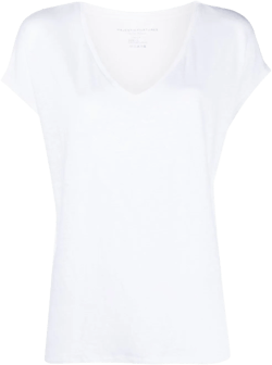 v-neck short-sleeve T-shirt
