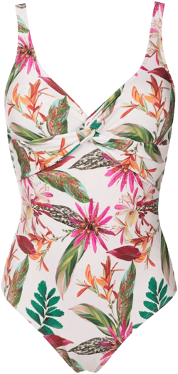 Adriana floral-print swimsuit 