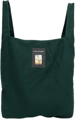 x Raf Simons Vidar logo-patch tote bag