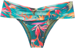 ruched waist bikini bottoms