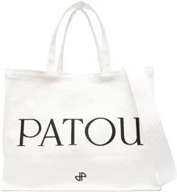 large Patou canvas tote bag
