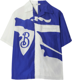 Equestrian knight two-tone shirt 