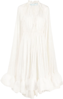 cape-design midi-dress