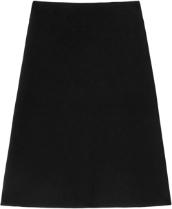 A-line midi skirt
