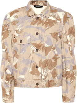 Itora Cotton And Linen Jacket In Beige
