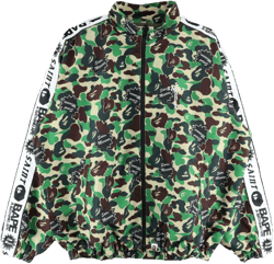 camouflage-print bomber jacket