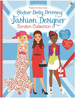 Usborne's Dolly Dressing Fashion Designer London Sticker Book