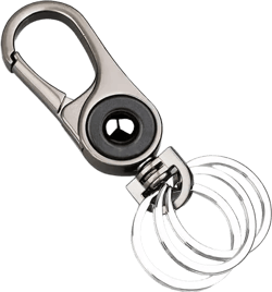 Anewsun Metal Keychain, Metal Car Fob Key Chain Key Holder Clip, Quick Release Key Chain Rings Carabiner Heavy Duty for Men, Gunmetal : Clothing, Shoes & Jewelry