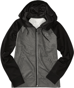 AEROPOSTALE Mens Active Raglan Track Jacket, Grey, X-Small