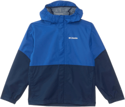 Columbia Boys' Hikebound Ii Jacket (Little Big Kid) Small Mountain Blue/Collegiate Navy