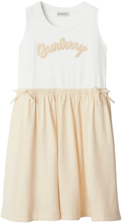 logo cotton dress