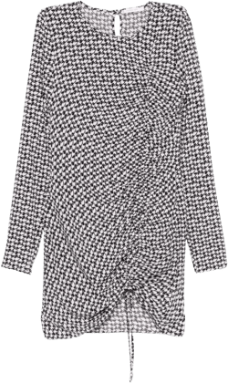 graphic-print mini dress