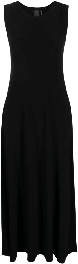 sleeveless velvet long dress